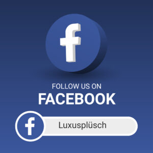 Luxusplüsch.Follow Button Facebook